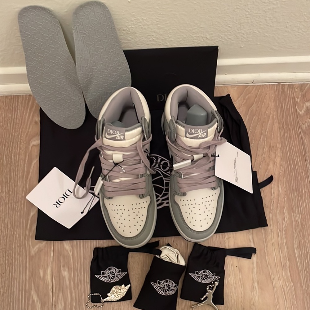 DIOR Nike NEW air Jordan 1 high - Picture 5 of 14